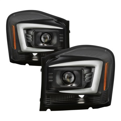 Spyder Projector Headlights - Black for 04-06 Dodge Durango