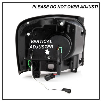 Spyder Projector Headlights - Black for 04-06 Dodge Durango