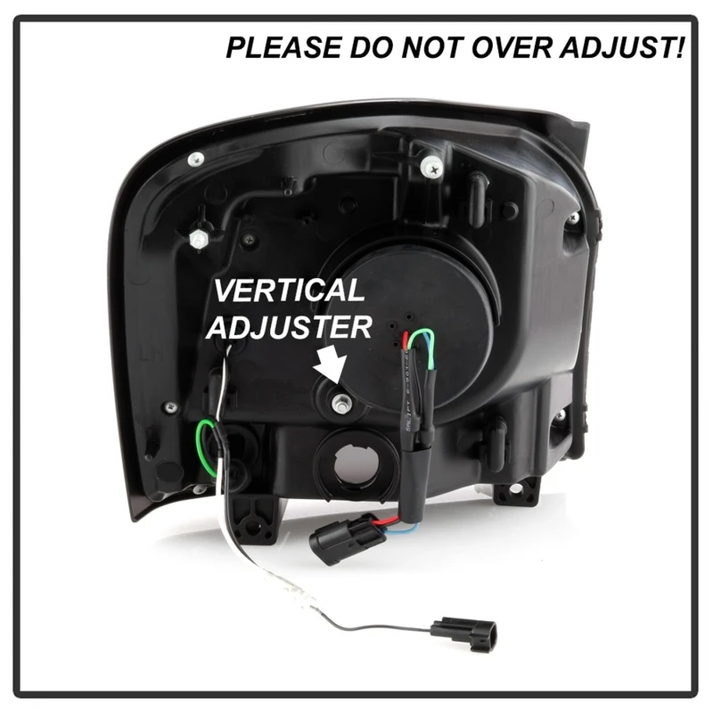 Spyder Projector Headlights - Black for 04-06 Dodge Durango