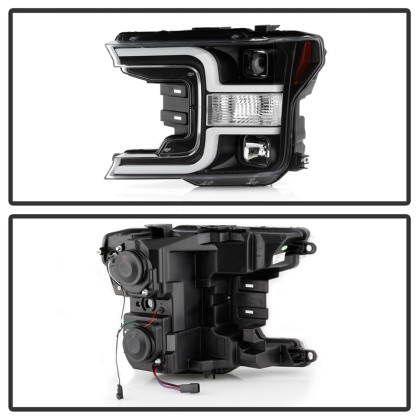 Spyder Projector Headlights Black for 18-19 Ford F-150 w/ Halogen