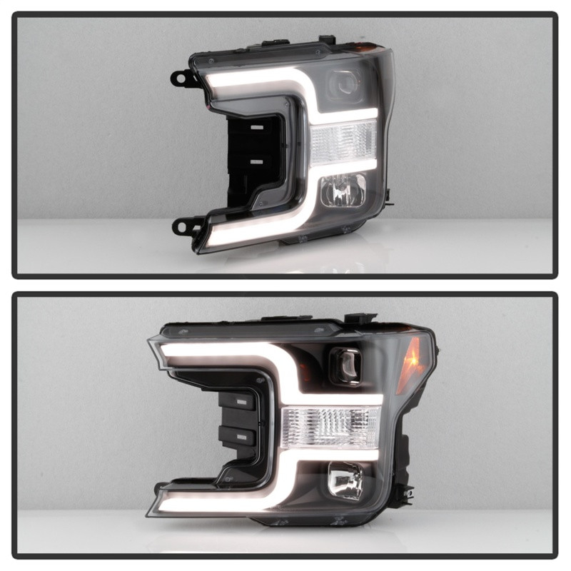 Spyder Projector Headlights Black for 18-19 Ford F-150 w/ Halogen