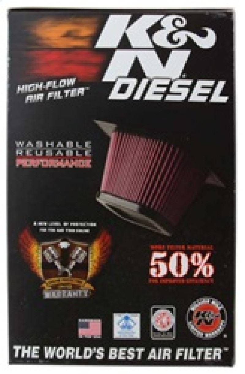 K&N Replacement Air Filter for 10-11 Ram 2500/3500/4500/5500 6.7L L6 Diesel