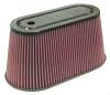 K&N Universal Air Filter - Carbon Fiber Top and Base