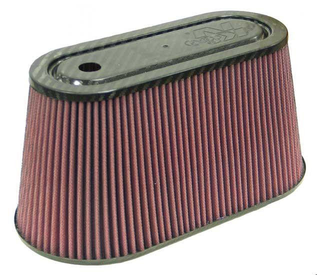 K&N Universal Air Filter - Carbon Fiber Top and Base
