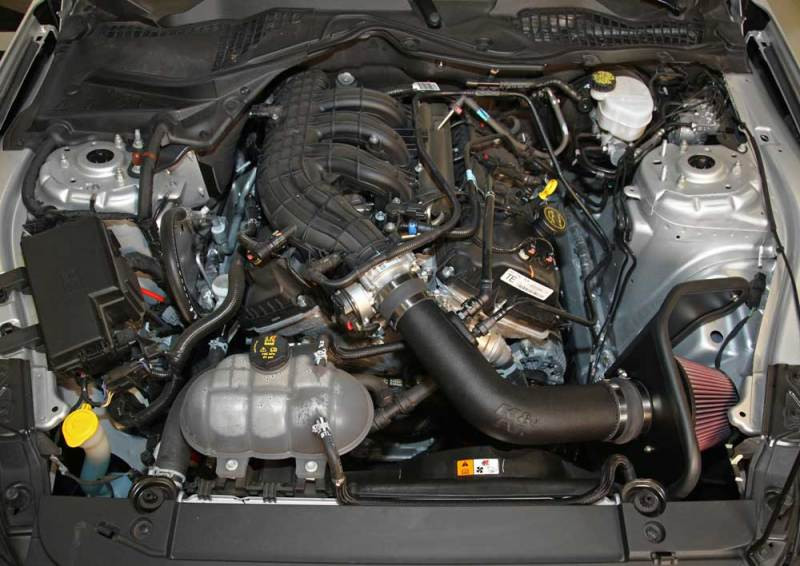 K&N Performance Intake for 15-17 Ford Mustang 3.7L V6 F/I - 57-2594