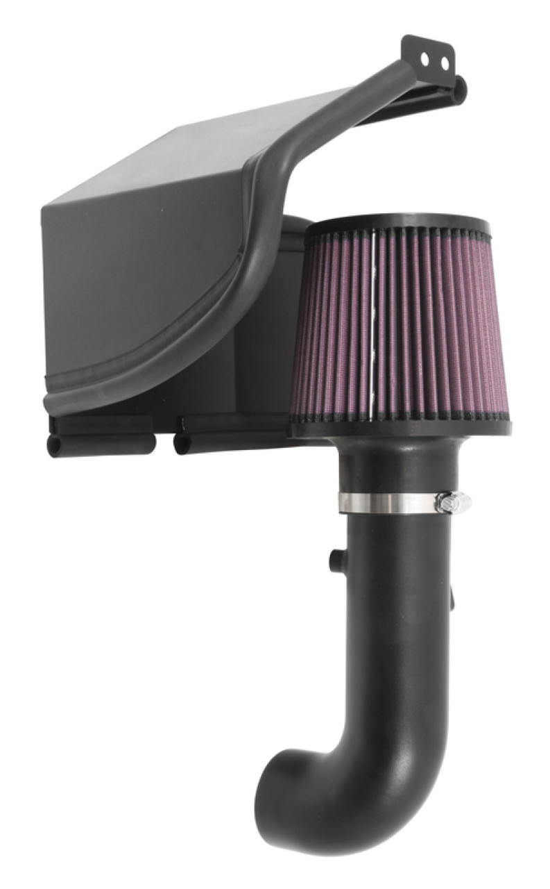 K&N Black Typhoon Short Ram Intake for 15-17 Subaru WRX - 69-8006TTK