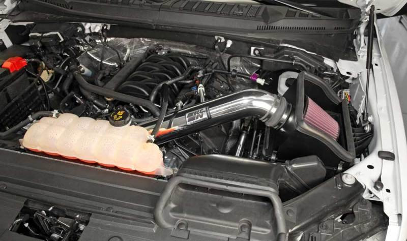 K&N 77 Metal Performance Intake for 15-20 Ford F150 5.0L V8 - 77-2591KP