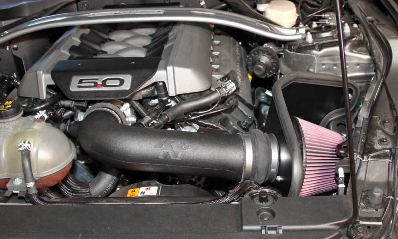 K&N 63 AirCharger Intake for 15-17 Ford Mustang GT 5.0L V8 - 63-2590