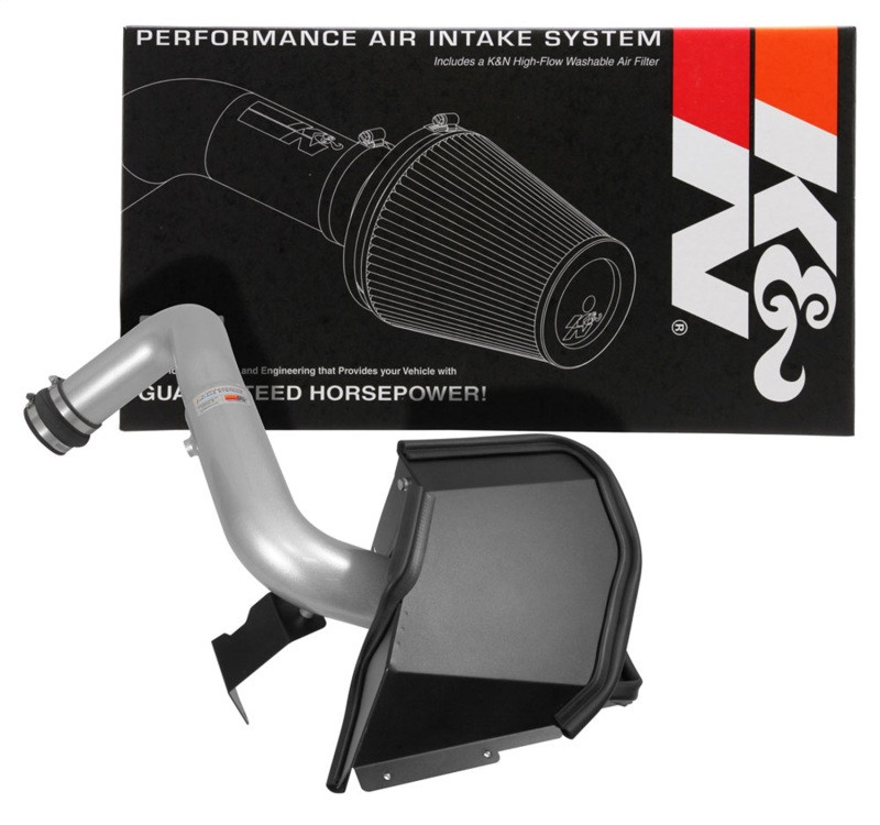 K&N Silver Typhoon Air Intake for 14-16 Kia Forte Coup L4-1.6L F/I