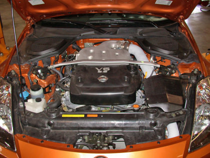 K&N Polished Typhoon Short Ram Intake for 03-06 Nissan 350Z - 69-7070TP
