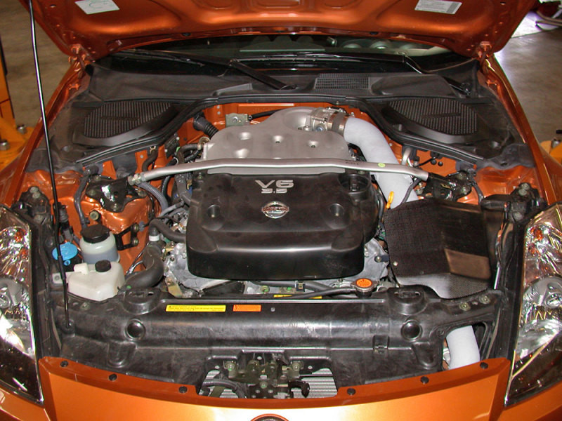 K&N Polished Typhoon Short Ram Intake for 03-06 Nissan 350Z - 69-7070TP