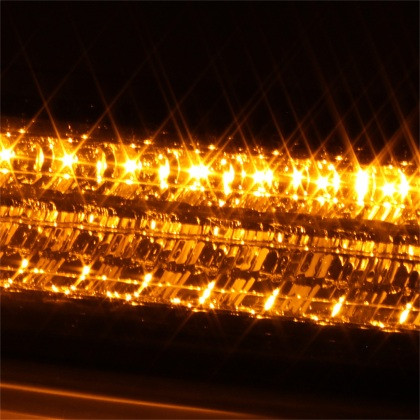 Spyder Xtune Corner/LED Bumper Headlights Smoke for 92-94 Blazer Full Size