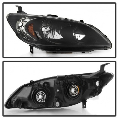 Spyder xTune Headlights - Black for 04-05 Honda Civic (Excl Hatchback/Si)