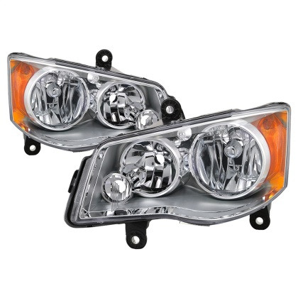 Spyder xTune Headlights - Chrome for 11-17 Dodge Grand Caravan