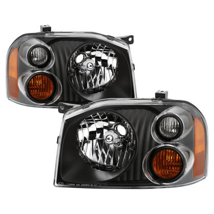 Spyder xTune Headlights - Black for 01-04 Nissan Frontier