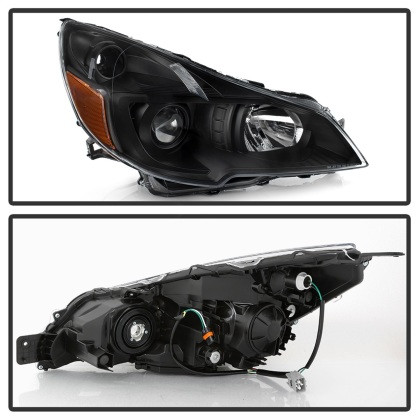 Spyder xTune Headlights-Black for 13-14 Subaru Legacy/Outback