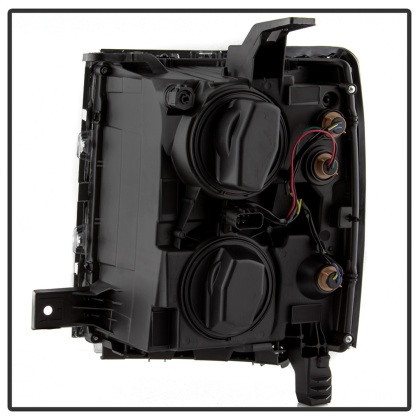 Spyder xTune Headlights w/Trim - Black for 14-15 Chevy Silverado 1500 (New Body)