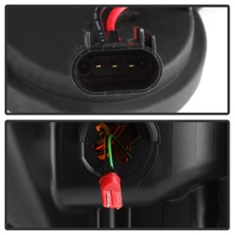 Spyder V2 Projector Headlights - Black for 11-16 Ford F-250 Super Duty