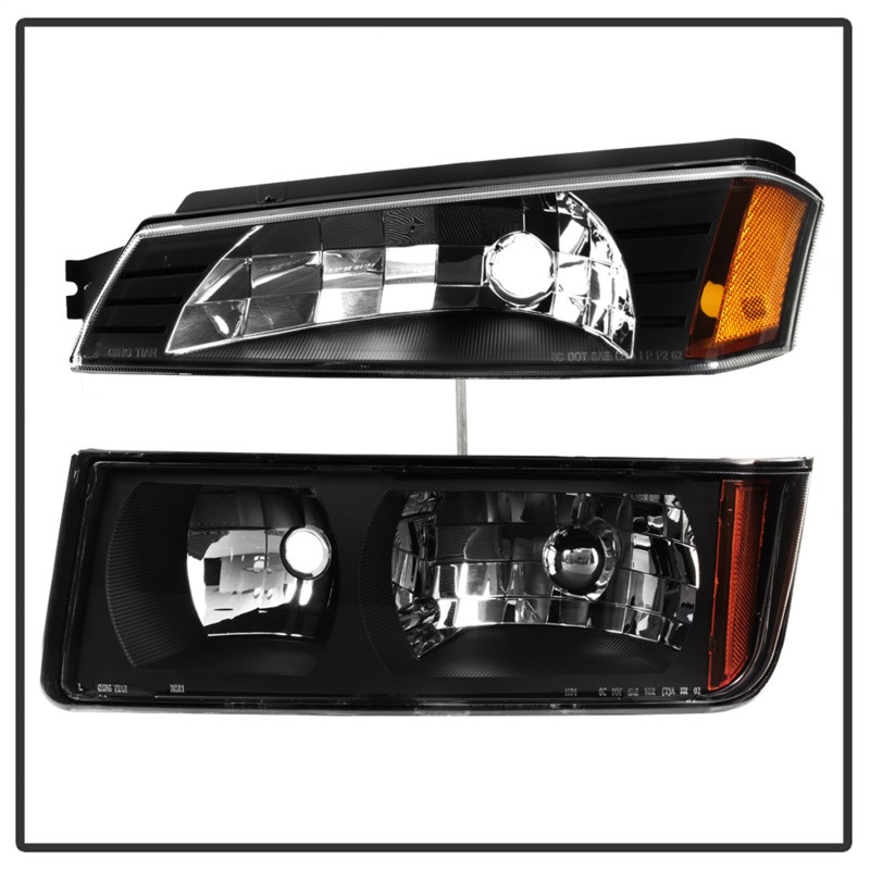 Spyder xTune Light & Headlights for 02-06 Avalanche w/Cladding OEM Bumper