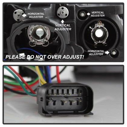 Spyder Projector Headlights - LED DRL - Smoke for 12-14 BMW F30 3 Series 4DR