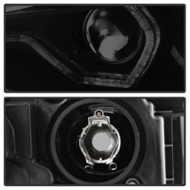 Spyder Projector Headlights LED DRL Black Smoke for 12-14 BMW F30 3 Series 4DR