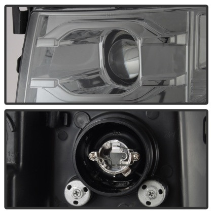 Spyder Version 3 Projector Headlights - Smoke for 07-13 Silverado 1500