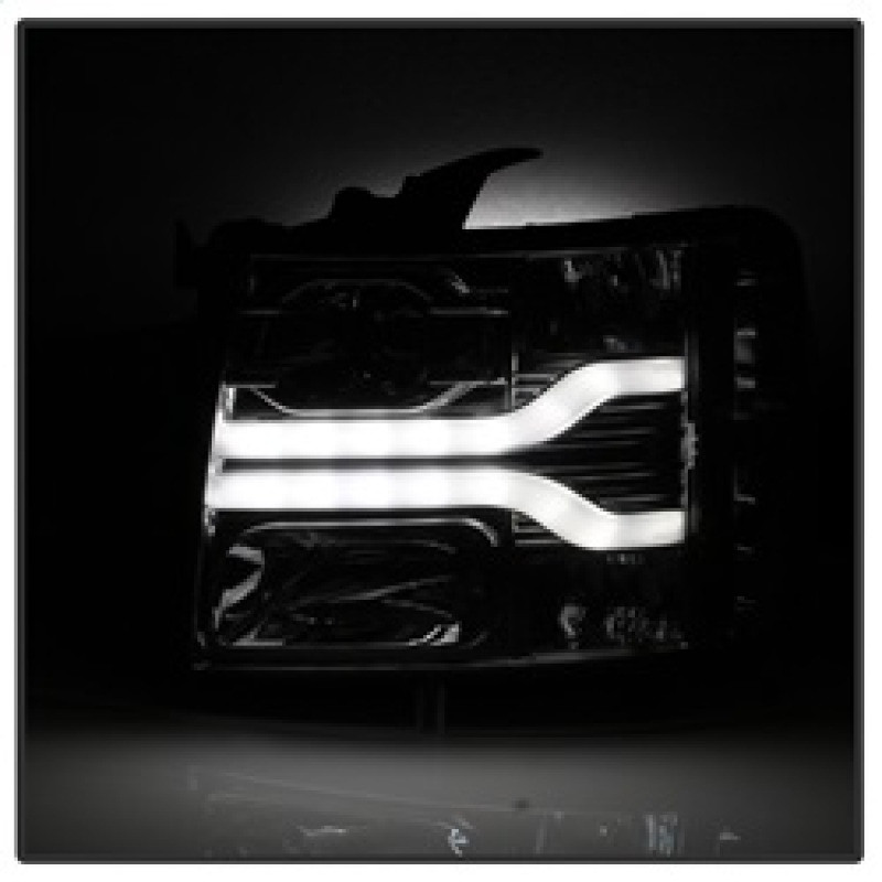 Spyder Version 3 Projector Headlights - Smoke for 07-13 Silverado 1500