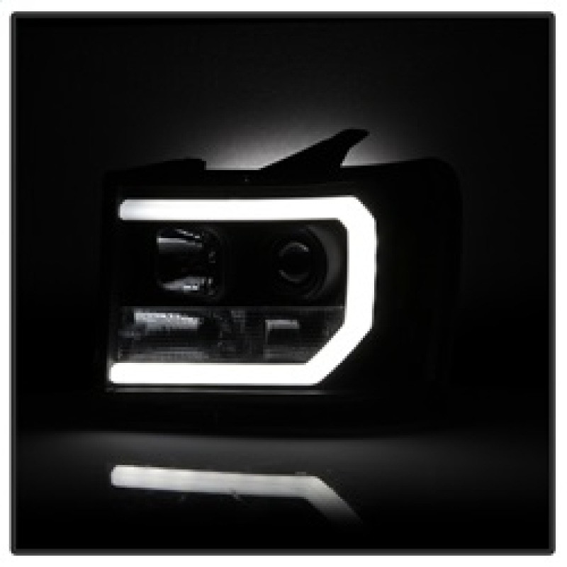 Spyder V2 Projector Headlights- Black for 07-13 Sierra 1500/2500/3500