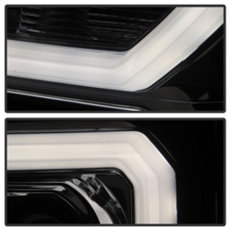 Spyder V2 Projector Headlights - Smoke for 07-13 Sierra 1500/2500/3500