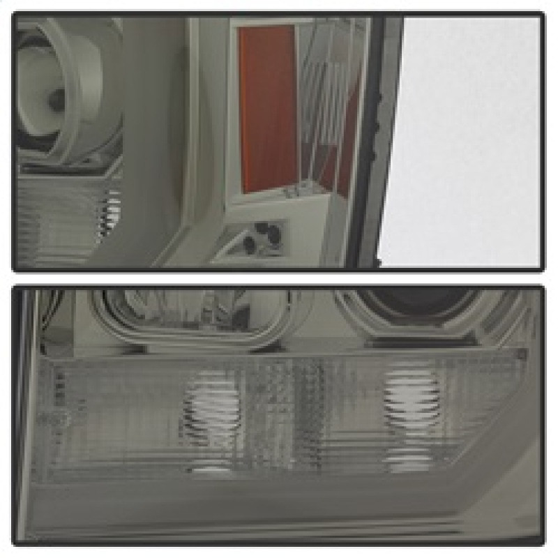 Spyder V2 Projector Headlights - Smoke for 07-13 Sierra 1500/2500/3500