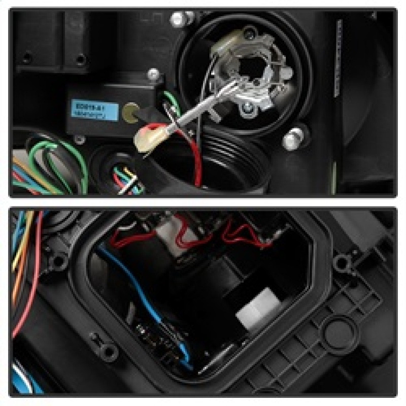 Spyder Headlights Black for 06-11 Lexus GS 300 / 350 / 450 w/ HID