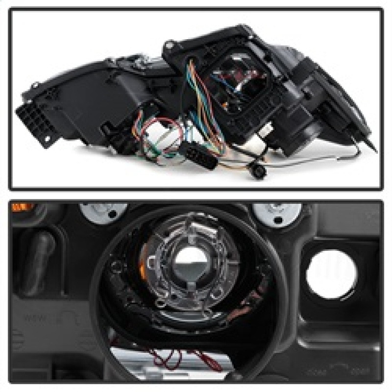 Spyder Headlights Black for 06-11 Lexus GS 300 / 350 / 450 w/ HID