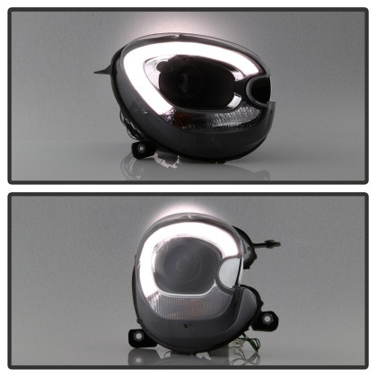 Spyder Headlights Black for 11-15 Mini Cooper Countryman w/ Halogen