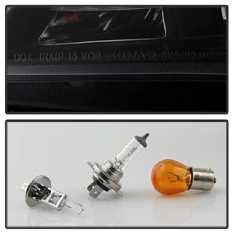 Spyder Projector Headlights Black for 06-07 WRX w/ Halogen