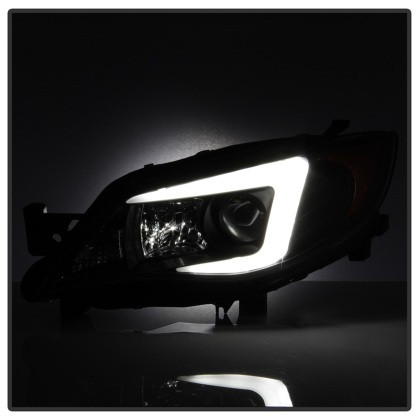 Spyder Projector Headlights Black for 08-09 WRX w/ Halogen