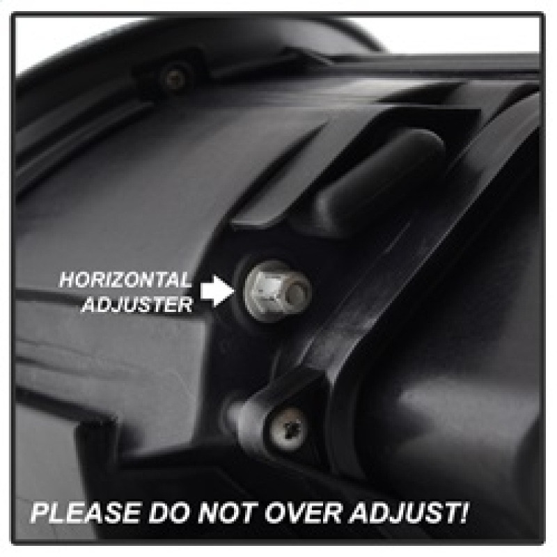 Spyder Headlights DRL LED - Black for 05-08 Porsche Cayman w/ Halogen