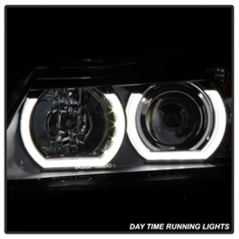 Spyder Headlights  Black for 06-08 BMW E90 3-Series 4DR w/ Halogen
