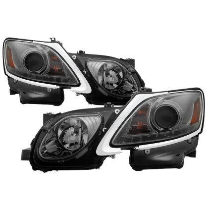 Spyder Headlights  Smoke for 06-11 Lexus GS 300 / 350 / 450 w/ HID