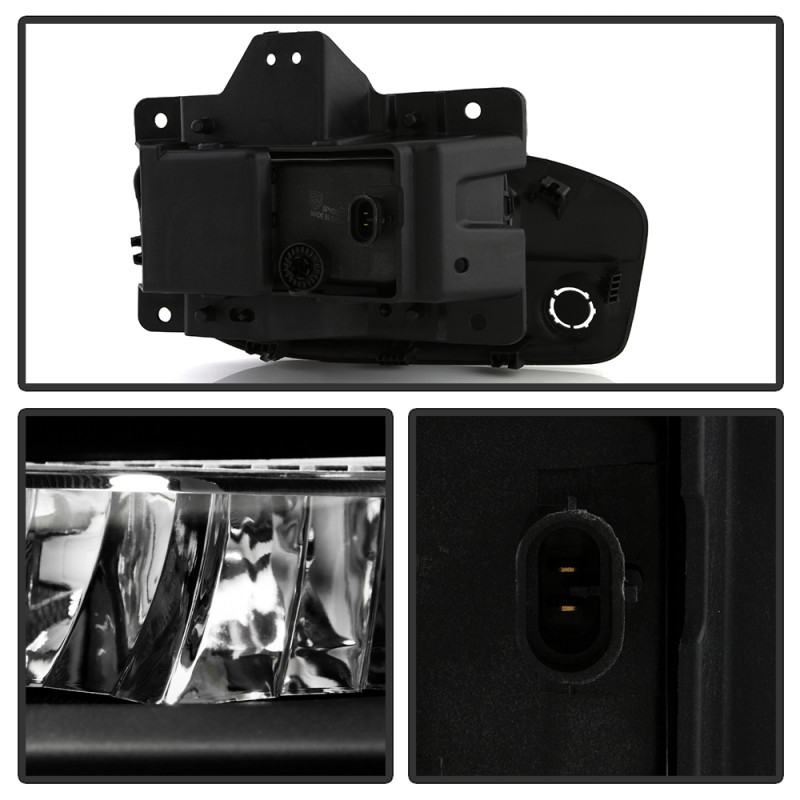 Spyder Full LED Fog Lights w/Universal Switch for 19-22 Dodge Ram 2500/3500