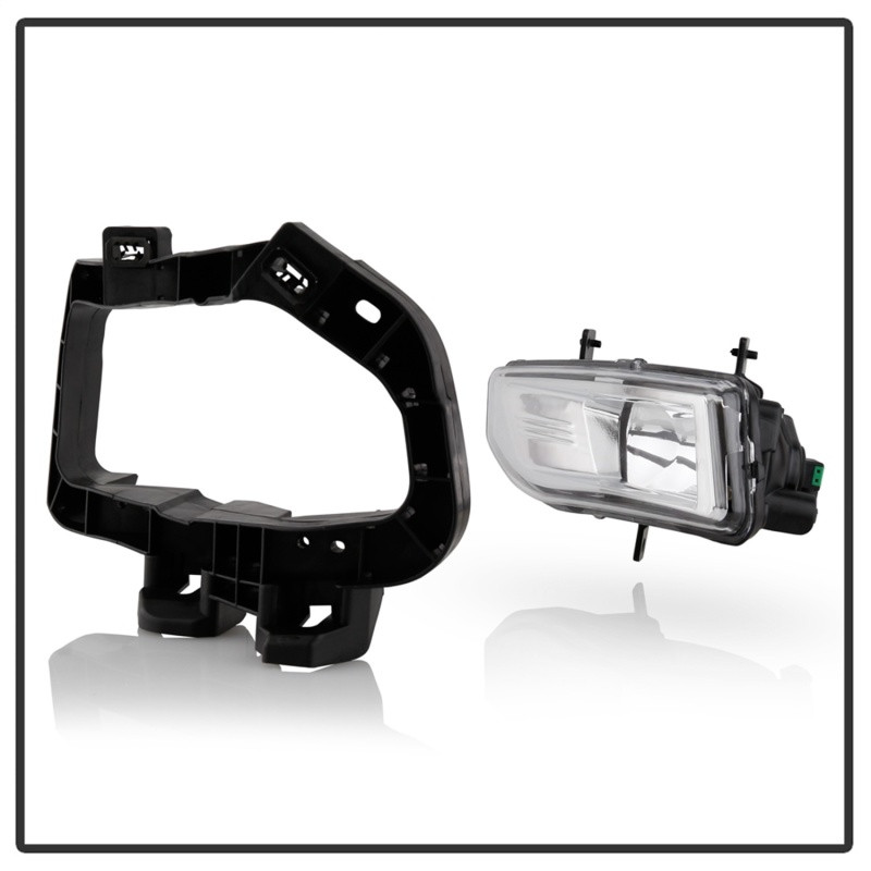 Spyder Fog Lights W/Fit Switch - Bulb-H8  - Clear for 18-20 Nissan Kicks