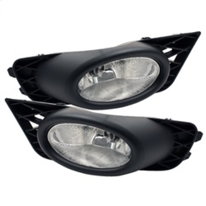 Spyder Fog Lights W/Switch- Clear for 09-11 Honda Civic 4Dr