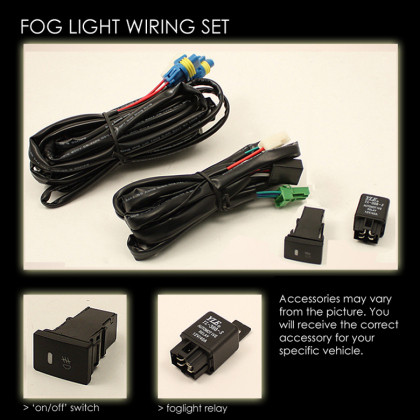 Spyder Fog Lights w/ Switch Clear for 2012-2015 Toyota Tacoma