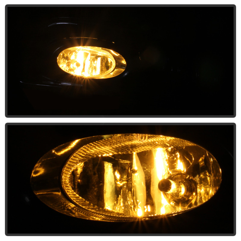 Spyder Fog Light W/Switch Yellow for 2013-2014 Honda Civic 4dr