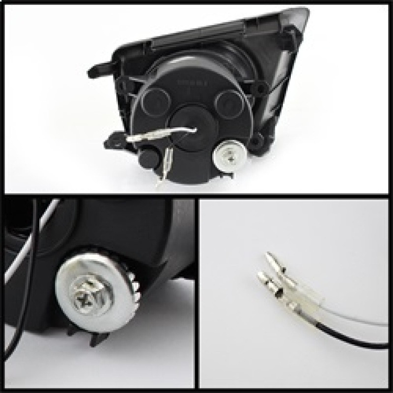 Spyder LED Fog Lights w/Switch Clear for 2012-2015 Toyota Tacoma