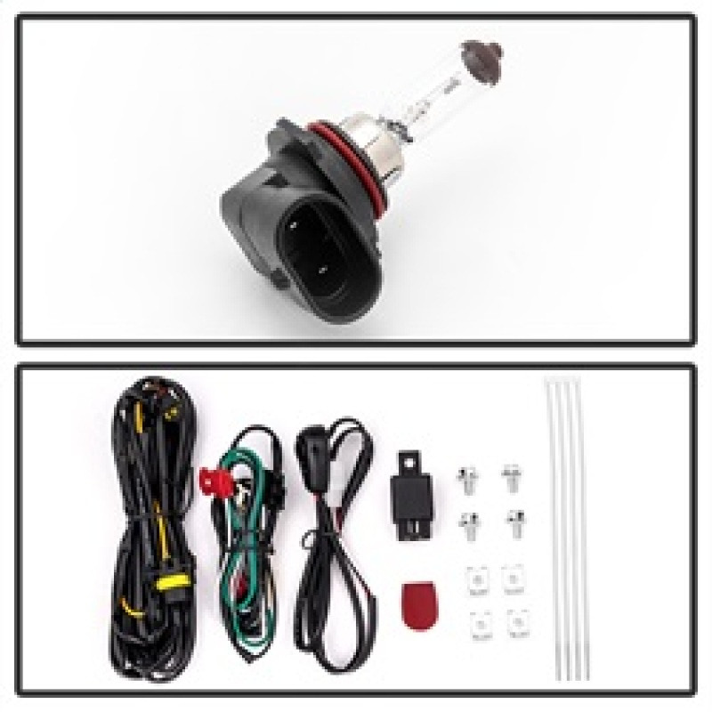 Spyder Fog Lights W/Universal Switch Clear for 2010-2015 Cadillac SRX