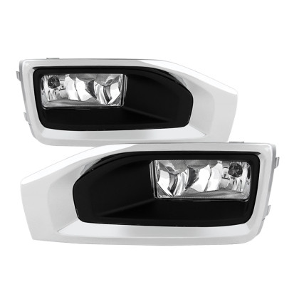 Spyder Fog Lights W/Cover and Switch Clear for 2015-2017 Yukon/Yukon XL