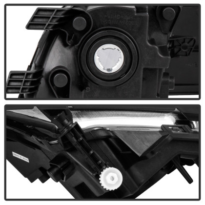 Spyder Fog Lights w/Switch Clear for 2015-2016 Jetta MK6 Sedan 4Dr only