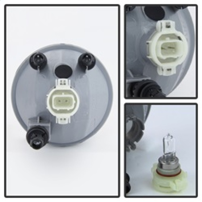 Spyder Fog Lights w/o switch- Smoke for 07-12 Acaidia / Avalanche / 10-13Camaro