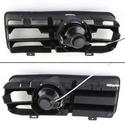 Spyder Fog Lights w/Switch Clear for 99-04 Volkswagen Golf GTI/TDI
