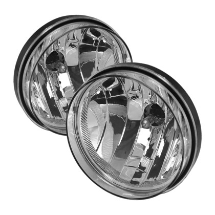 Spyder Fog Lights w/o switch Clear for 07-13 Sierra 1500/2500/3500 HD